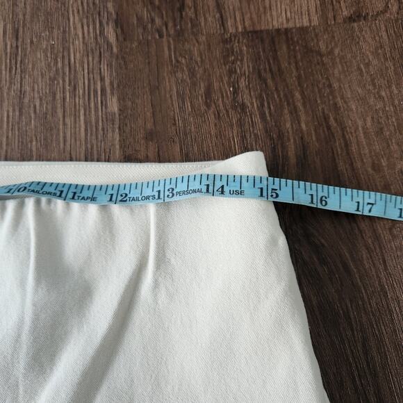 Wilfred Free Pull On Cream Straight Leg Pants 8 Minimalist Neutral Casual - Picture 6 of 8